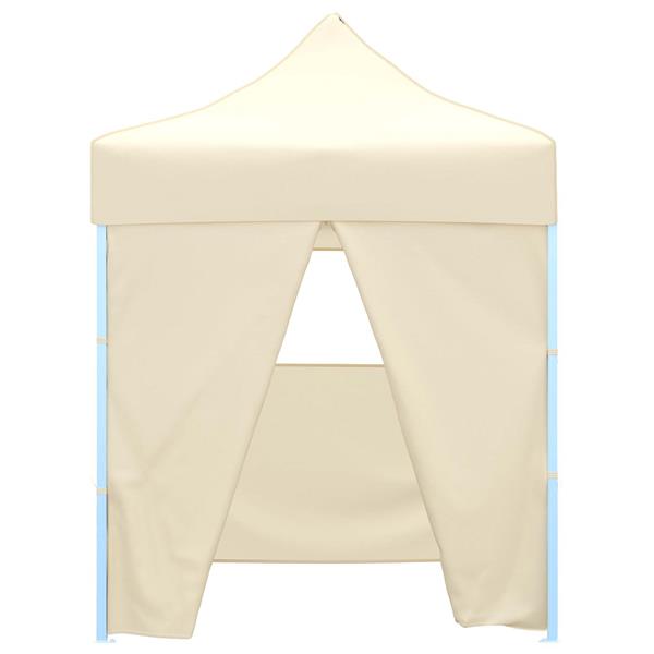 Grote foto vidaxl partytent cr me 200 x 200 x 315 cm oxford stof tuin en terras overige tuin en terras
