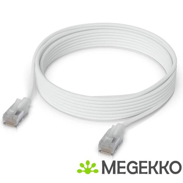 Grote foto ubiquiti unifi patch cable cat6a 3m transparant wit computers en software overige