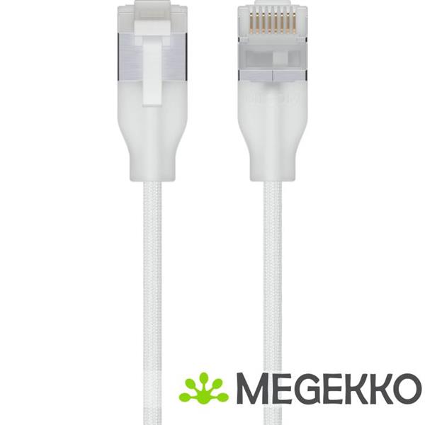 Grote foto ubiquiti unifi patch cable cat6a 3m transparant wit computers en software overige