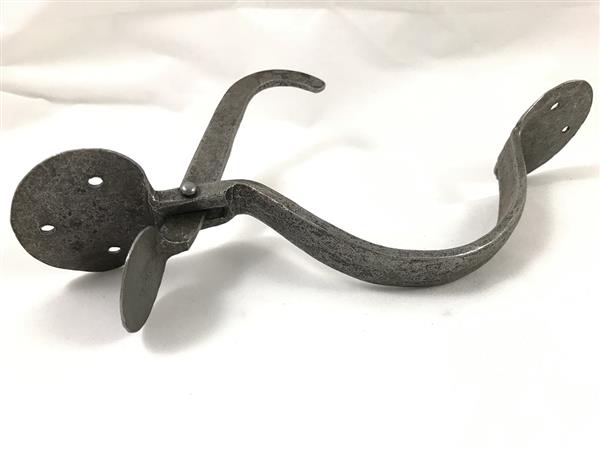 Grote foto klink set antiek slot met liftgrendel deurgrendel gemaakt van staal doe het zelf en verbouw materialen en producten