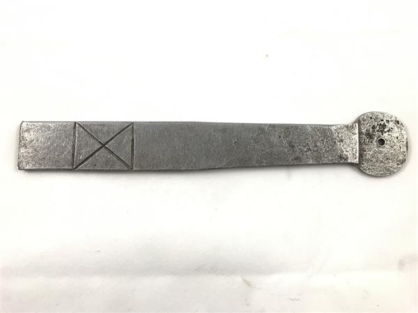 Grote foto klink set antiek slot met liftgrendel deurgrendel gemaakt van staal doe het zelf en verbouw materialen en producten