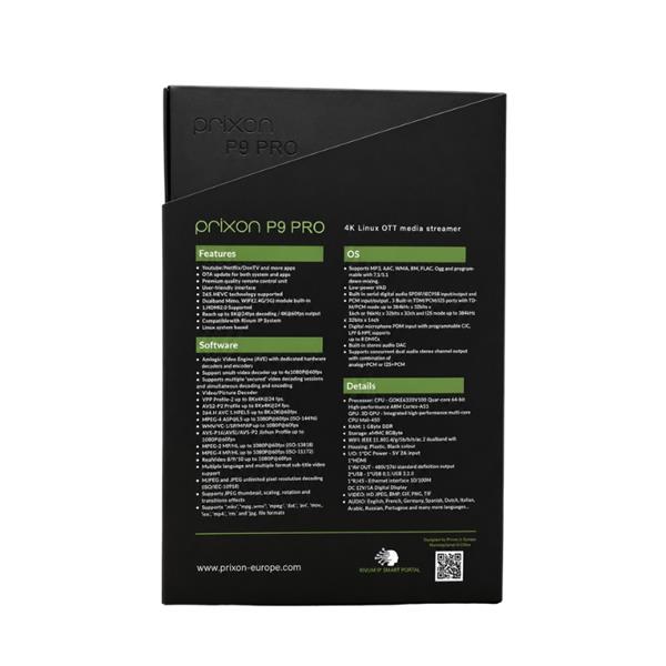 Grote foto prixon p9 pro krachtige 4k linux ott media streamer 2026 model telecommunicatie zenders en ontvangers