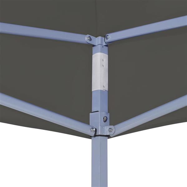 Grote foto vidaxl partytent antraciet 200 x 200 x 315 cm oxford stof tuin en terras overige tuin en terras