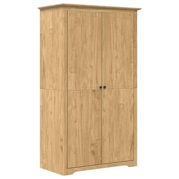 Grote foto vidaxl kledingkast bodo honingbruin 53 5 x 99 x 173 cm bewerkt hout huis en inrichting overige