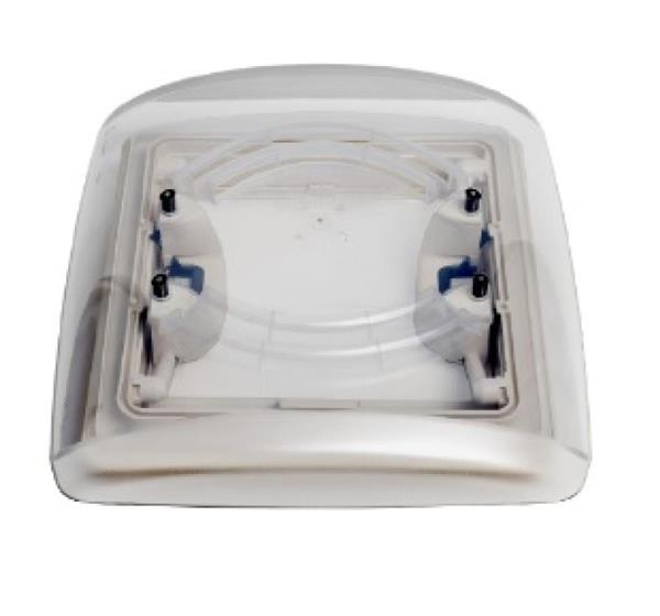 Grote foto mpk dakluik visionvent s eco wit 28x28cm vliegenhor caravans en kamperen caravan accessoires