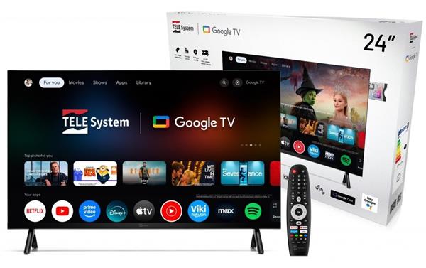 Grote foto telesystem 24 googletv hd ts24fl smg15 12v 220v audio tv en foto overige tv