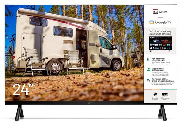 Grote foto telesystem 24 googletv hd ts24fl smg15 12v 220v audio tv en foto overige tv