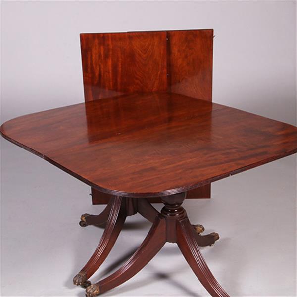 Grote foto engelse eetkamertafel waar heel goed armstoelen onder passen max lengte 2 22 m lang ca 1890 no.4120 antiek en kunst stoelen en banken
