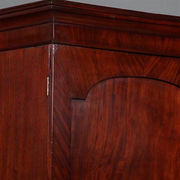 Grote foto strak en sober engels kabinet in prachtig donker mahonie 18e eeuws no.421010 antiek en kunst stoelen en banken