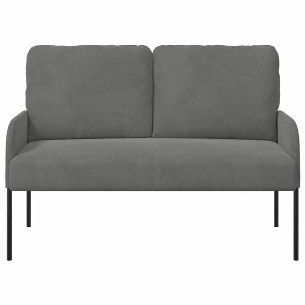Grote foto vidaxl banken met kussen 110cm donkergrijs multiplex huis en inrichting bankstellen