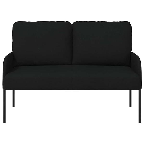 Grote foto vidaxl banken met kussen 110cm zwart multiplex huis en inrichting bankstellen