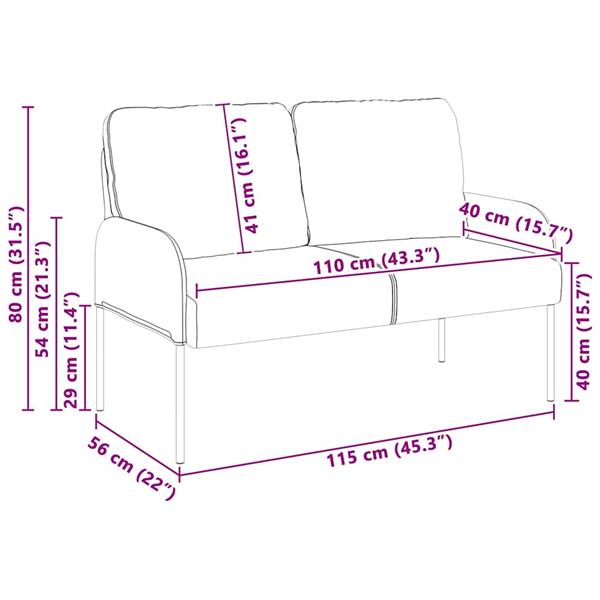 Grote foto vidaxl banken met kussen 110cm zwart multiplex huis en inrichting bankstellen