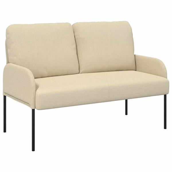Grote foto vidaxl banken met kussen 110cm cr me multiplex huis en inrichting bankstellen
