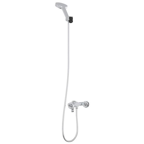 Grote foto vidaxl doucheset chroom g 1 2 inch koper doe het zelf en verbouw sanitair