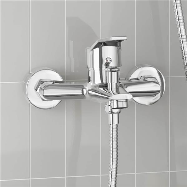 Grote foto vidaxl douchemengkraan chroom g 1 2 inch doe het zelf en verbouw sanitair