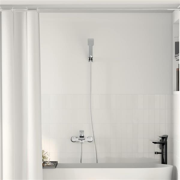 Grote foto vidaxl doucheset chroom g 1 2 inch doe het zelf en verbouw sanitair