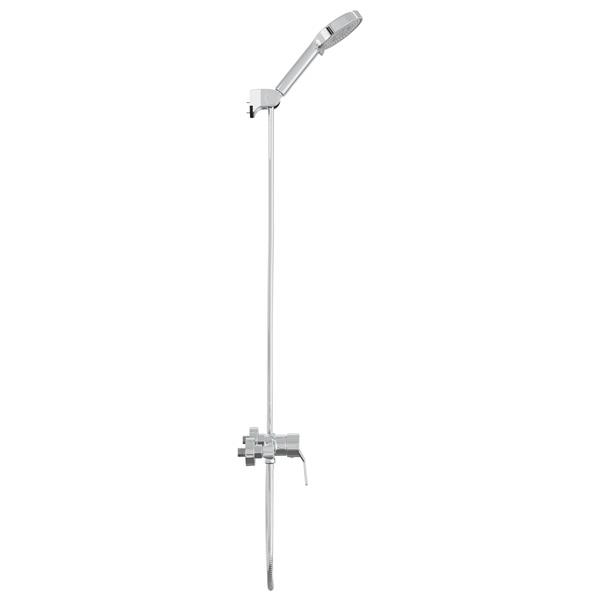 Grote foto vidaxl doucheset chroom g 1 2 inch koper doe het zelf en verbouw sanitair