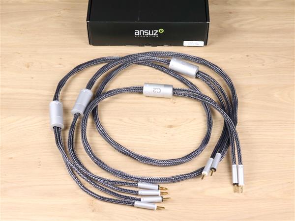 Grote foto ansuz acoustics speakz c2 high end audio speaker cables 2 0 metre audio tv en foto onderdelen en accessoires