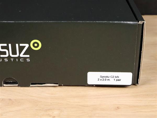 Grote foto ansuz acoustics speakz c2 high end audio speaker cables 2 0 metre audio tv en foto onderdelen en accessoires