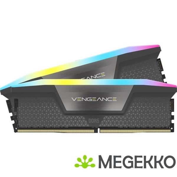 Grote foto corsair ddr5 vengeance rgb 2x32gb 5600 computers en software geheugens
