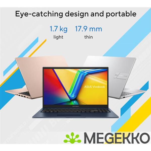 Grote foto asus vivobook 15 x1504va bq5487w 15.6 intel core 5 computers en software overige computers en software