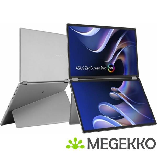 Grote foto asus zenscreen duo oled mq149cd 14 wuxga zilver computers en software overige computers en software