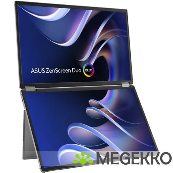 Grote foto asus zenscreen duo oled mq149cd 14 wuxga zilver computers en software overige computers en software