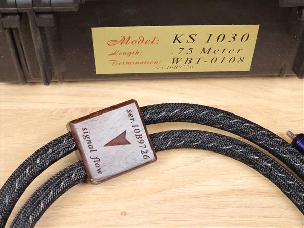 Grote foto kimber kable select ks 1030 high end silver audio interconnects rca 0 75 metre audio tv en foto onderdelen en accessoires