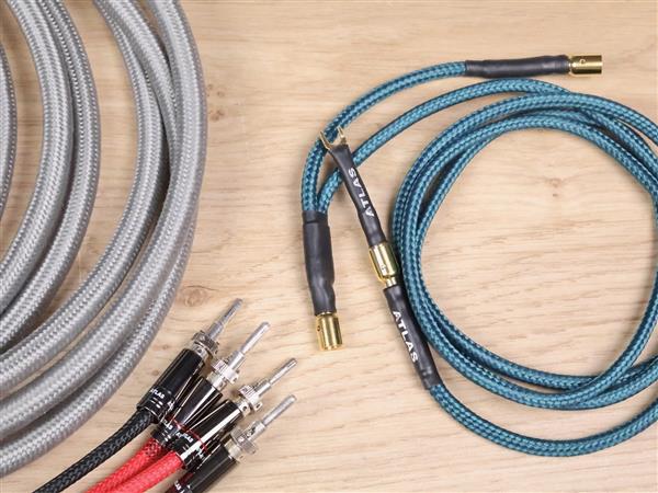 Grote foto atlas cables ascent transpose grun high end audio speaker cables 3 0 metre audio tv en foto onderdelen en accessoires