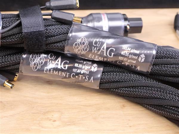 Grote foto synergistic research element cts analog high end audio power cables 1 5 metre 2 available audio tv en foto onderdelen en accessoires