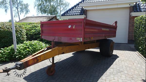 Grote foto schuitemaker ekw50 kipper 5 tons agrarisch aanhangwagens