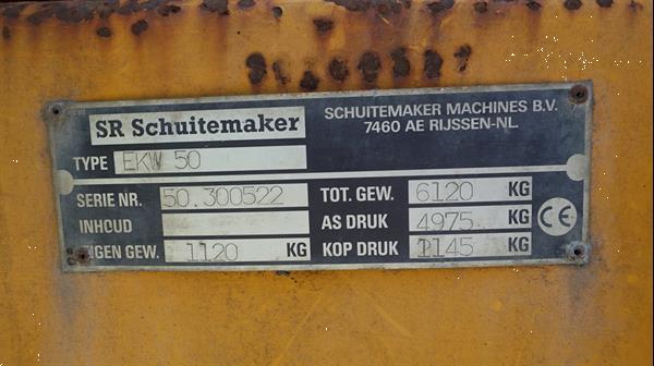 Grote foto schuitemaker ekw50 kipper 5 tons agrarisch aanhangwagens