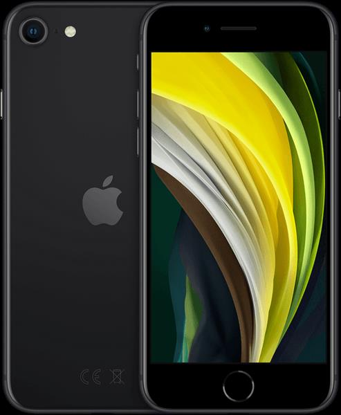 Grote foto als nieuw apple iphone se model 2020 64gb black 24 maanden garantie telecommunicatie apple iphone