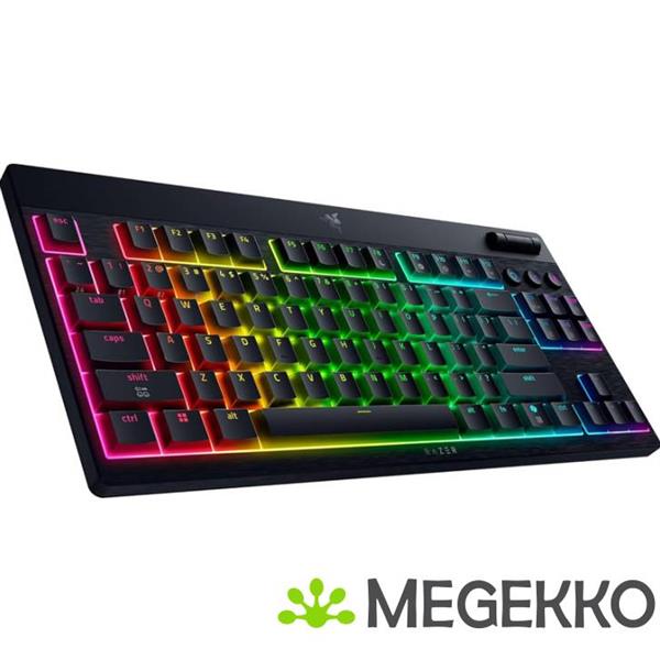 Grote foto razer blackwidow v4 low profile tenkeyless hyperspeed tactile orange toetsenbord computers en software overige computers en software