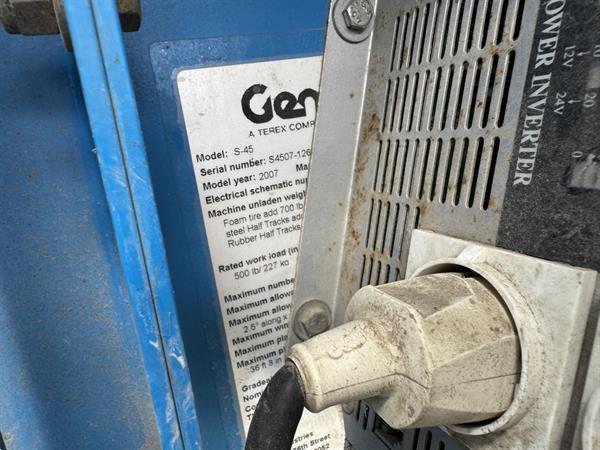 Grote foto genie s 45 telescoop hoogwerker boomlift 4x4 deutz diesel 15 7m werkhoogte 2007 doe het zelf en verbouw hoogwerkers