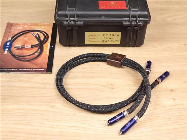 Grote foto kimber kable select ks 1030 high end silver audio interconnects rca 0 75 metre audio tv en foto onderdelen en accessoires