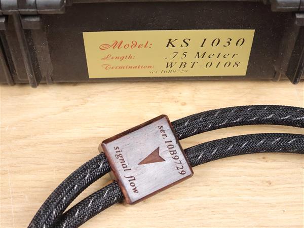 Grote foto kimber kable select ks 1030 high end silver audio interconnects rca 0 75 metre audio tv en foto onderdelen en accessoires