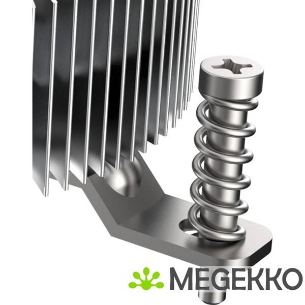 Grote foto akasa ak cc6610ep01 koelsysteem voor computers processor luchtkoeler 7 5 cm zwart zilver 1 stuk s computers en software behuizingen en kasten