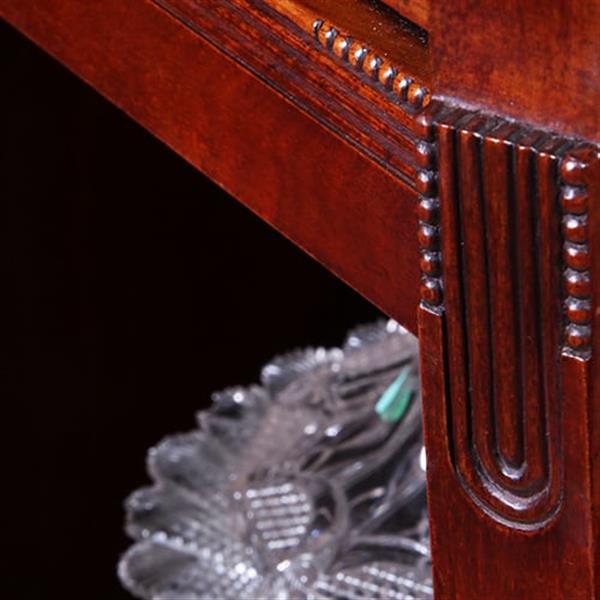 Grote foto art deco kast in massief mahonie met subliem snijwerk hollands ca 1900 no.421030 antiek en kunst stoelen en banken