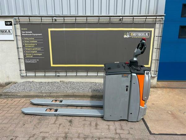 Grote foto vs 22951 elektrische palletwagen still lepels 1600mm doe het zelf en verbouw hefwerktuigen