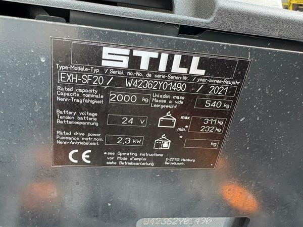 Grote foto vs 22951 elektrische palletwagen still lepels 1600mm doe het zelf en verbouw hefwerktuigen
