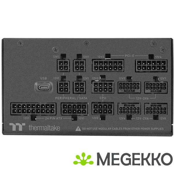 Grote foto thermaltake toughpower i2000w power supply unit 2000 w 24 pin atx atx zwart computers en software overige