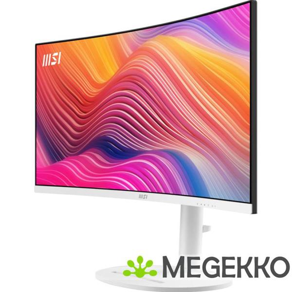 Grote foto msi modern md342cqpw 34 wide quad hd 120hz va curved usb c monitor computers en software overige computers en software