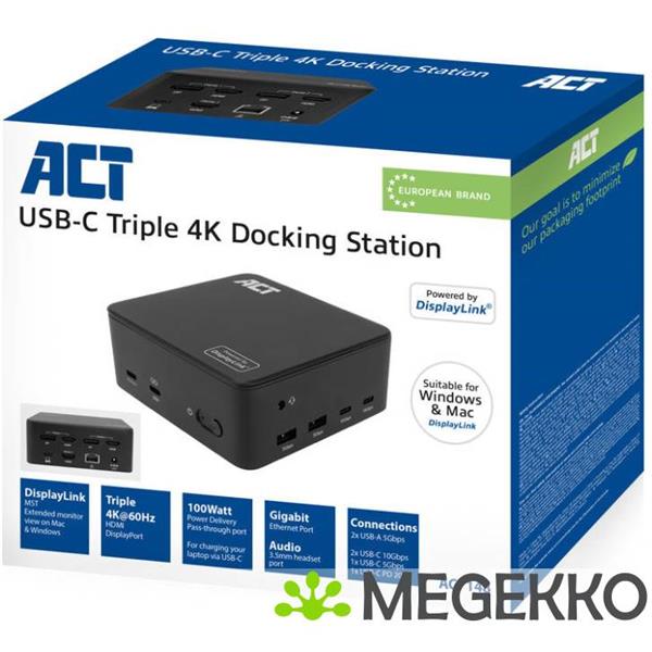 Grote foto act universeel usb c dockingstation 4k voor 3 hdmi displayport monitoren displaylink computers en software overige computers en software