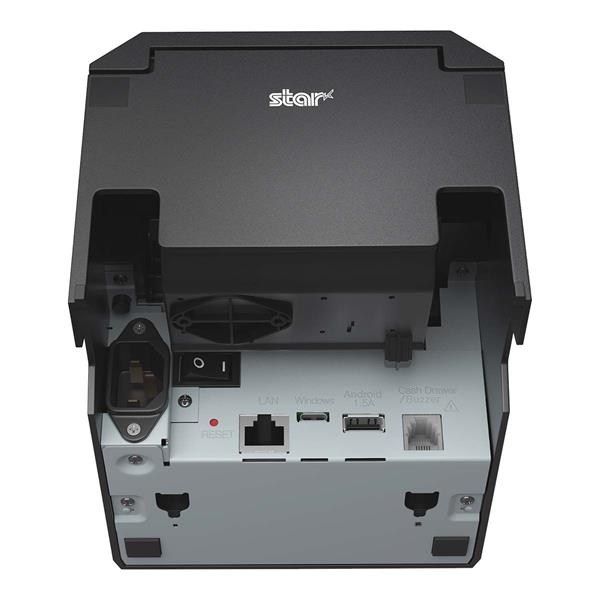 Grote foto star tsp100iv cloudprnt tsp143 usb usb c ethernet 8 dots mm 203 dpi snijmes grey nieuw computers en software printers