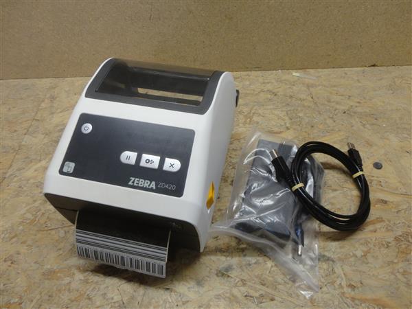 Grote foto zebra zd421 thermische verzend label printer usb lan bt 203dpi wit computers en software printers