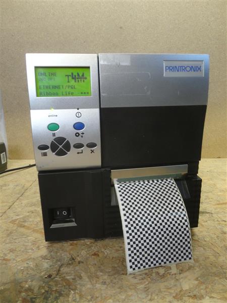 Grote foto printronix sl t4m thermo transfer etiketten printer cutter rj45 usb 203dp computers en software printers