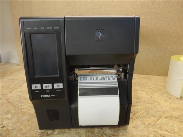 Grote foto new zebra zt411 thermal label printer lan usb bluetooth 200dpi computers en software printers
