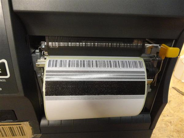 Grote foto zebra zt420 thermal wifi label printer met label rewinder 300dpi netwerk computers en software printers
