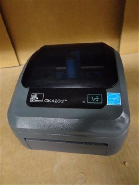 Grote foto zebra gk420d barcode label printer usb rj 45 2 label rolls computers en software printers